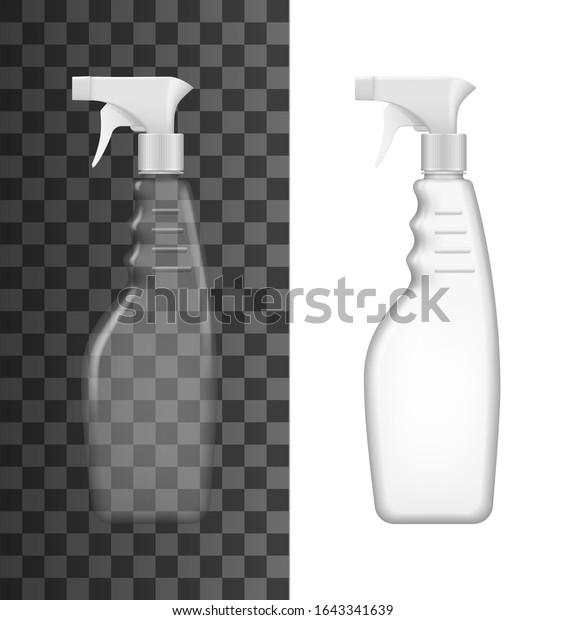 Download Spray Bottle 3d Mockup Templates Clear Stock Vector Royalty Free 1643341639