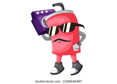 Spray Bottle Character Design Illustration