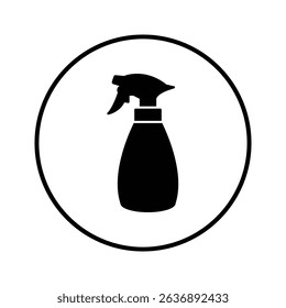 spray bottle clean, antiseptic, cleaning service icon vector