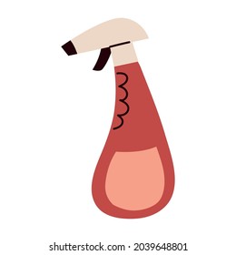 spray bottle cleaning icon isolated