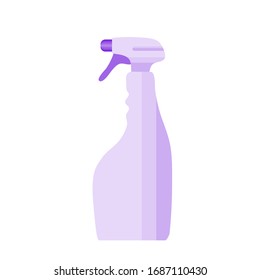 spray bottle  with a disinfectant - spray cleaner and disinfectant against viruses. Prevention against Virus, Germs and Infection. flat icon Design