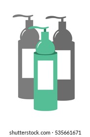 Spray bottle flat vector illustration. Make up, hair, face sprayer