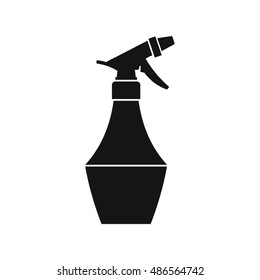 Spray bottle for flower icon in simple style isolated on white background. Water symbol vector illustration