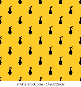 Spray bottle for flower pattern seamless vector repeat geometric yellow for any design