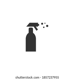 Spray-Flasche-Glyphe, Vektorsymbol