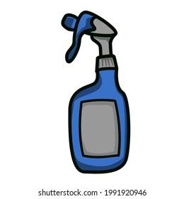 Ilustración vectorial del icono gráfico del frasco de pulverización