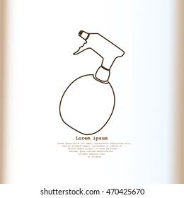 Spray bottle icon