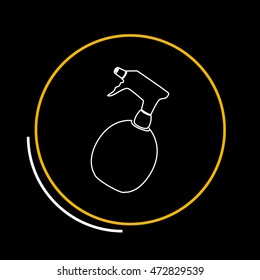 Spray bottle icon