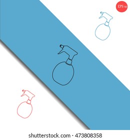 Spray bottle icon
