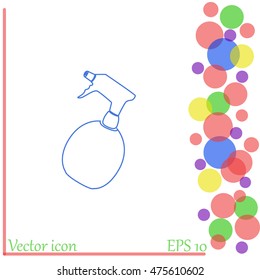 Spray bottle icon