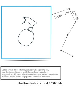 Spray bottle icon