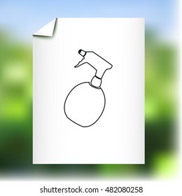 Spray bottle icon
