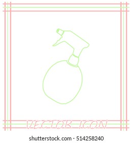 Spray bottle icon