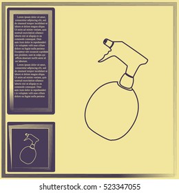 Spray bottle icon
