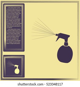 Spray bottle icon