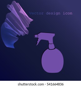 Spray bottle icon