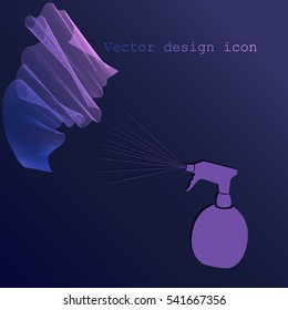 Spray bottle icon