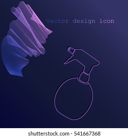 Spray bottle icon