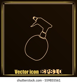 Spray bottle icon