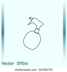 Spray bottle icon