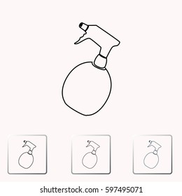 Spray bottle icon