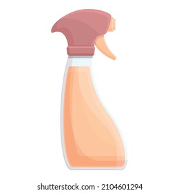 Spray bottle icon cartoon vector. Water plastic. Disinfect antibacterial