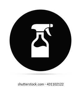 Spray Bottle Icon Circle Icon
