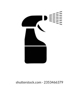Spray bottle Icon flat illustration on white background..eps