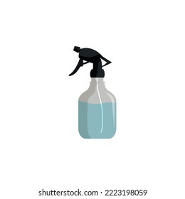 Spray Bottle icon flat style design. Spray Bottle vector illustration. isolated on white background.