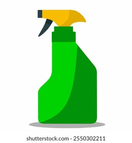 Spray bottle icon in flat style isolated on grey background. For your design, logo. Flat vector illustration.