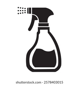 spray bottle icon illustration design template