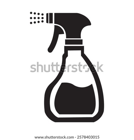 spray bottle icon illustration design template