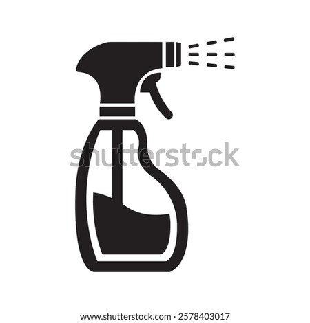 spray bottle icon illustration design template