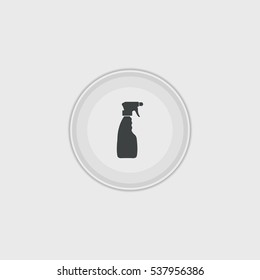 Spray bottle  icon illustration isolated vector sign symbol