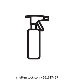 spray bottle icon illustration isolated vector sign symbol