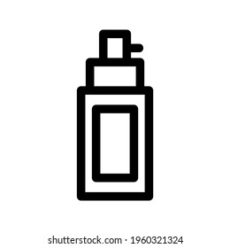 spray bottle icon or logo isolated sign symbol vector illustration - high quality black style vector icons
