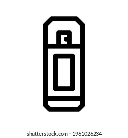 spray bottle icon or logo isolated sign symbol vector illustration - high quality black style vector icons
