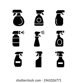 spray bottle icon or logo isolated sign symbol vector illustration - Collection of high quality black style vector icons
