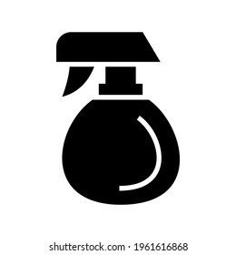 spray bottle icon or logo isolated sign symbol vector illustration - high quality black style vector icons
