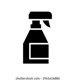 spray bottle icon or logo isolated sign symbol vector illustration - high quality black style vector icons
