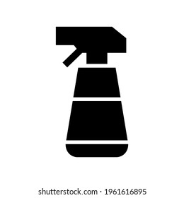 spray bottle icon or logo isolated sign symbol vector illustration - high quality black style vector icons
