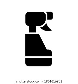 spray bottle icon or logo isolated sign symbol vector illustration - high quality black style vector icons
