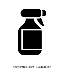spray bottle icon or logo isolated sign symbol vector illustration - high quality black style vector icons
