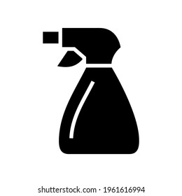 spray bottle icon or logo isolated sign symbol vector illustration - high quality black style vector icons
