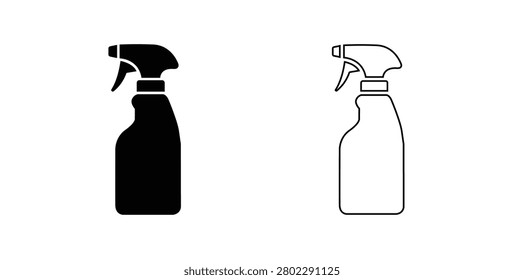 Spray bottle icon, Spray bottle Logo, Spray bottle vector illustration