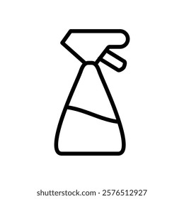 Spray bottle icon Outline vector for web ui