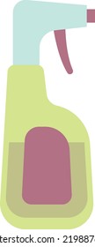 Spray bottle icon. Plastic cleaning detergent container