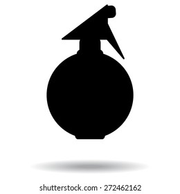 Spray Bottle Icon  with shadow