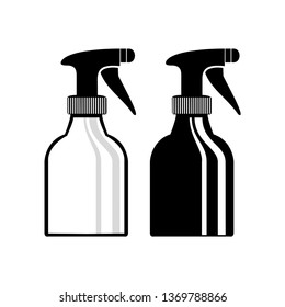 Spray bottle icon. Vector Illustration. EPS10