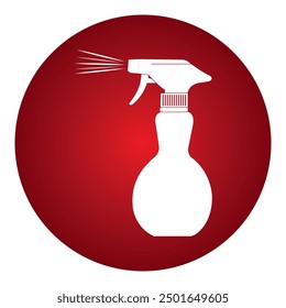 Diseño de símbolo de Ilustración vectorial de icono de botella de spray